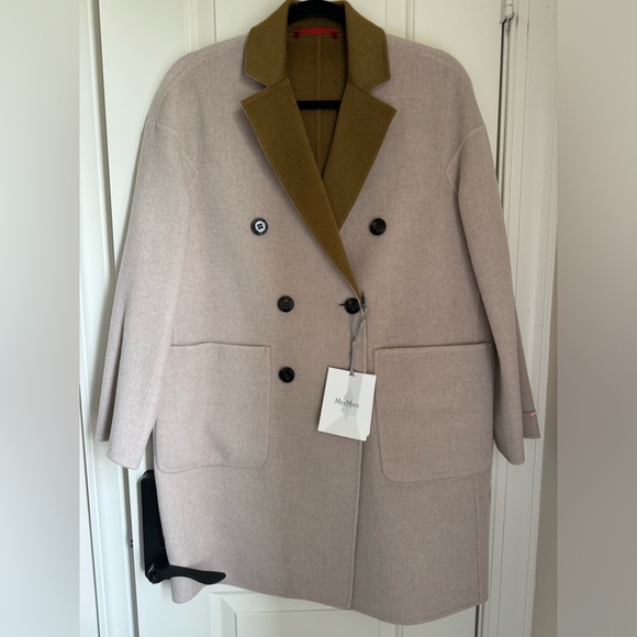 ❌SOLD❌Max & Co. Reversible Double Faced Wool Coat - Picture 5 of 13